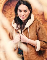 Manteau suède réversible imprimé La Fiancée