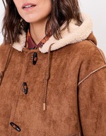 Manteau suède réversible imprimé La Fiancée