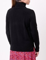 Pull maille col roul&eacute; imprim&eacute; La Fianc&eacute;e