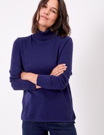 Pull maille col roulé imprimé La Fiancée