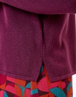 Pull maille col roulé imprimé La Fiancée