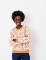 Pull maille duveteuse imprimé La Fiancée