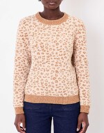 Pull maille duveteuse imprimé La Fiancée