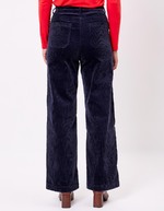 Pantalon large velours cotelé imprimé La Fiancée