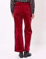 Pantalon large velours cotelé imprimé La Fiancée