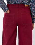 Pantalon large coton stretch imprimé La Fiancée