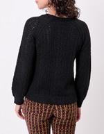 Pull tricot fantaisie imprimé La Fiancée