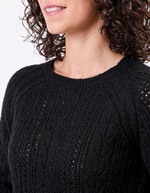 Pull tricot fantaisie imprimé La Fiancée