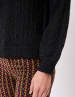 Pull tricot fantaisie imprimé La Fiancée