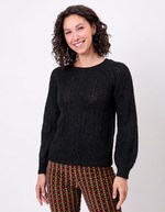 Pull tricot fantaisie imprimé La Fiancée