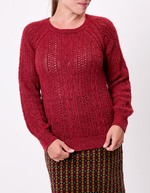 Pull tricot fantaisie imprimé La Fiancée