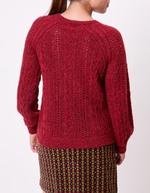 Pull tricot fantaisie imprimé La Fiancée