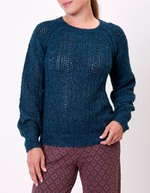 Pull tricot fantaisie imprimé La Fiancée