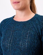 Pull tricot fantaisie imprimé La Fiancée