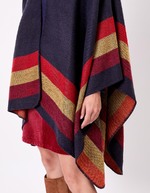 Poncho imprimé réversible imprimé La Fiancée