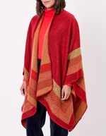 Poncho imprimé réversible imprimé La Fiancée