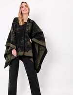 Poncho imprimé réversible imprimé La Fiancée