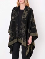 Poncho imprimé réversible imprimé La Fiancée