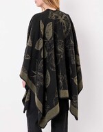 Poncho imprimé réversible imprimé La Fiancée