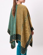 Poncho imprimé réversible imprimé La Fiancée