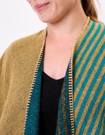 Poncho imprimé réversible imprimé La Fiancée