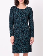 Robe courte maille jacquard imprimé La Fiancée