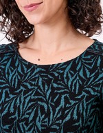 Robe courte maille jacquard imprimé La Fiancée