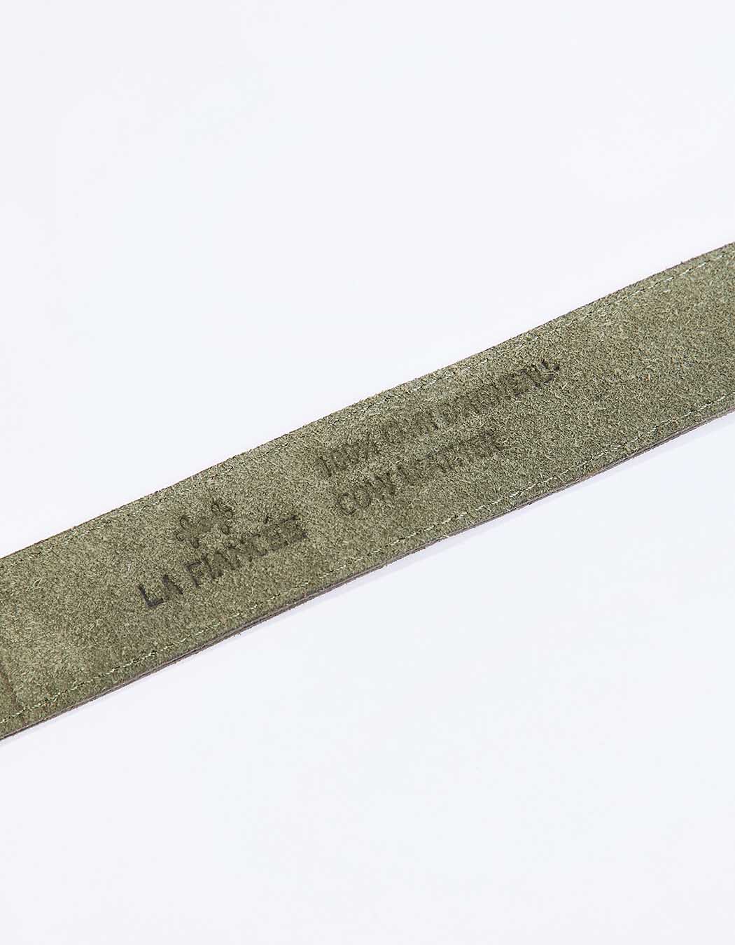 Ceinture cuir Suede imprimé La Fiancée