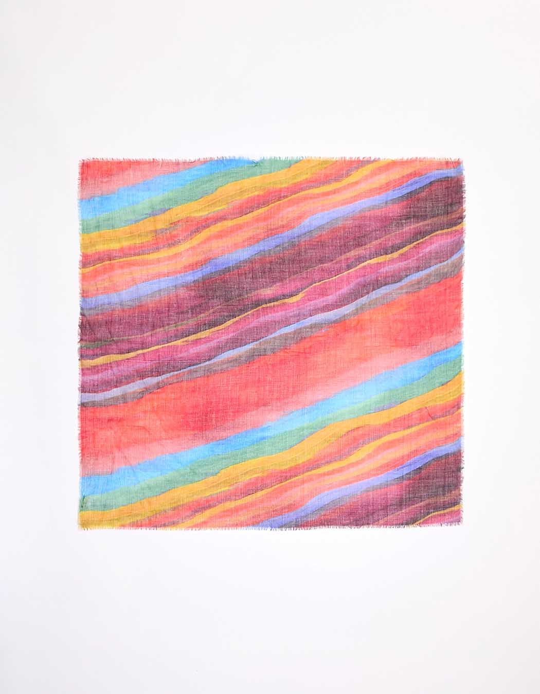 Foulard en laine imprimée imprimé La Fiancée