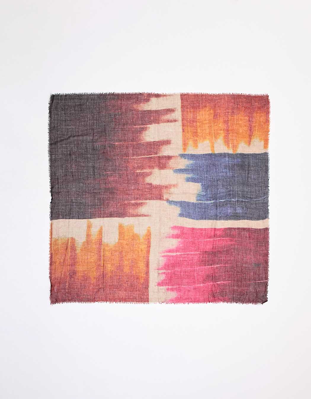 Foulard en laine imprimée imprimé La Fiancée