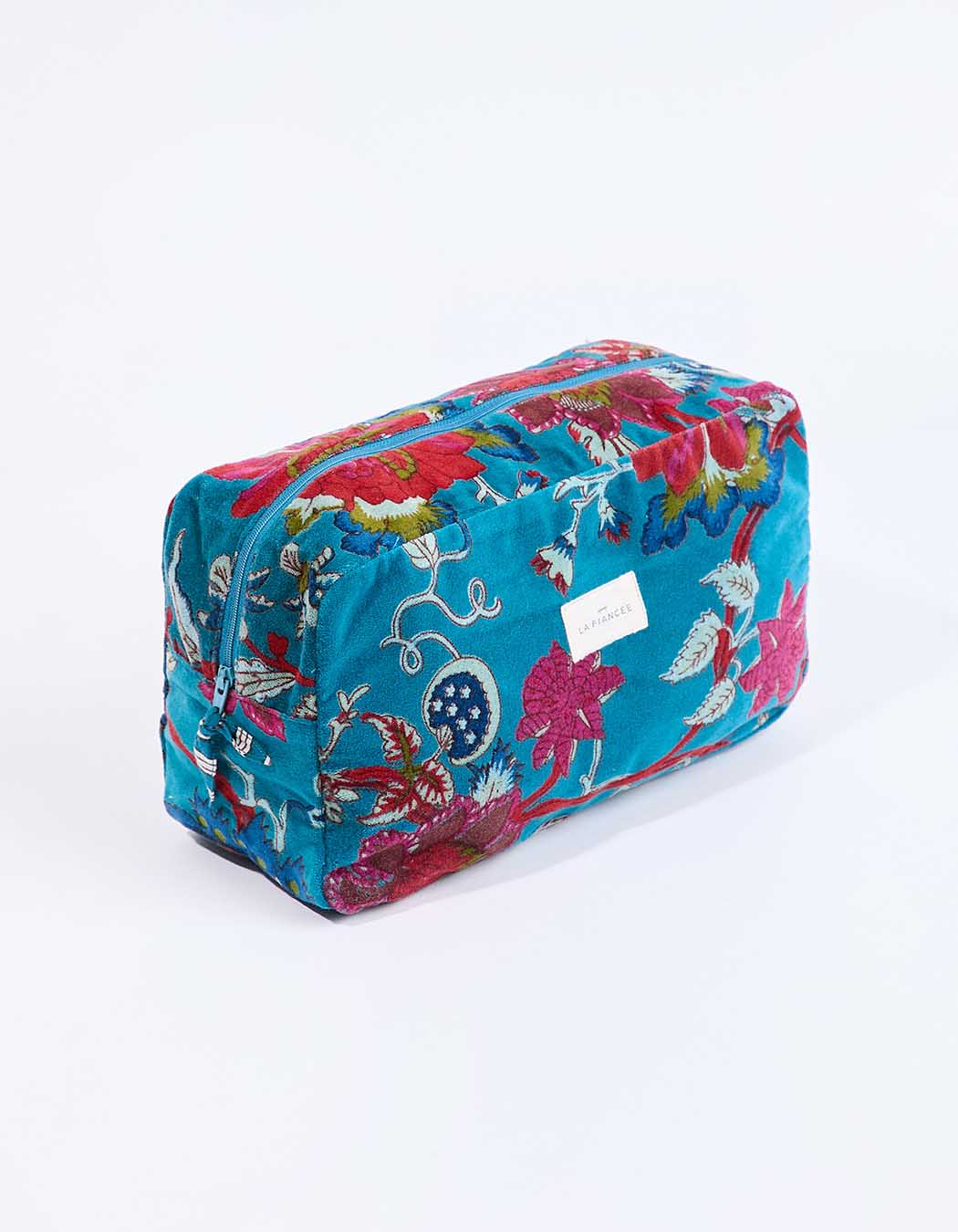 Grande pochette en velours imprimé La Fiancée