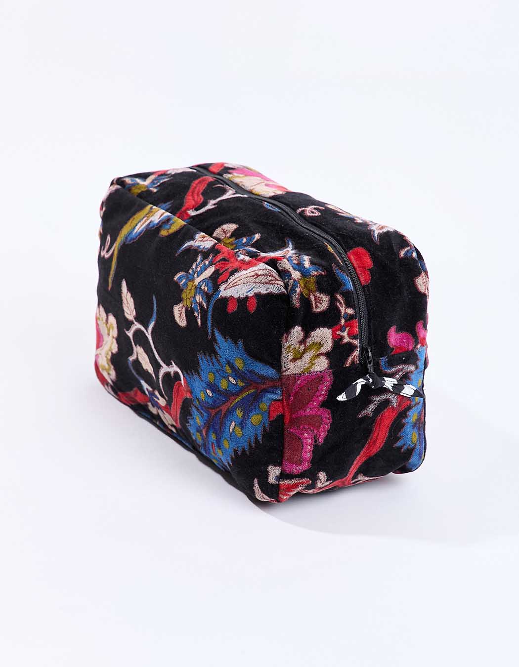 Grande pochette en velours imprimé La Fiancée