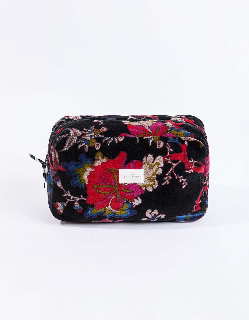 Grande pochette en velours imprimé La Fiancée