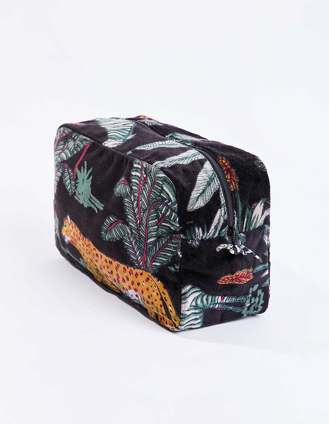 Grande pochette en velours imprimé La Fiancée