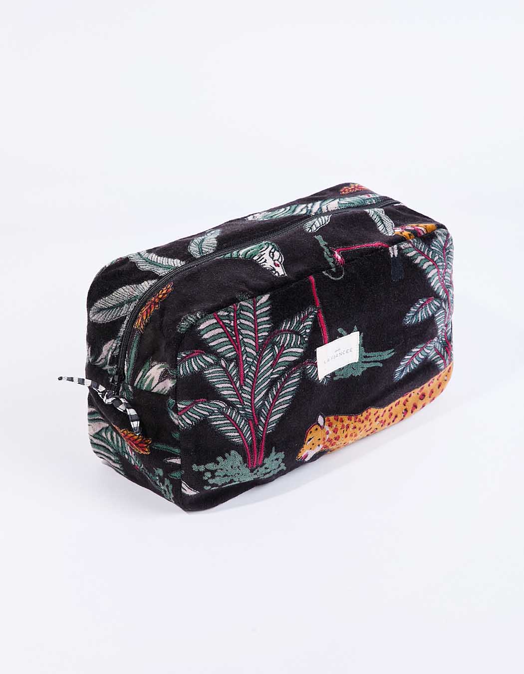 Grande pochette en velours imprimé La Fiancée