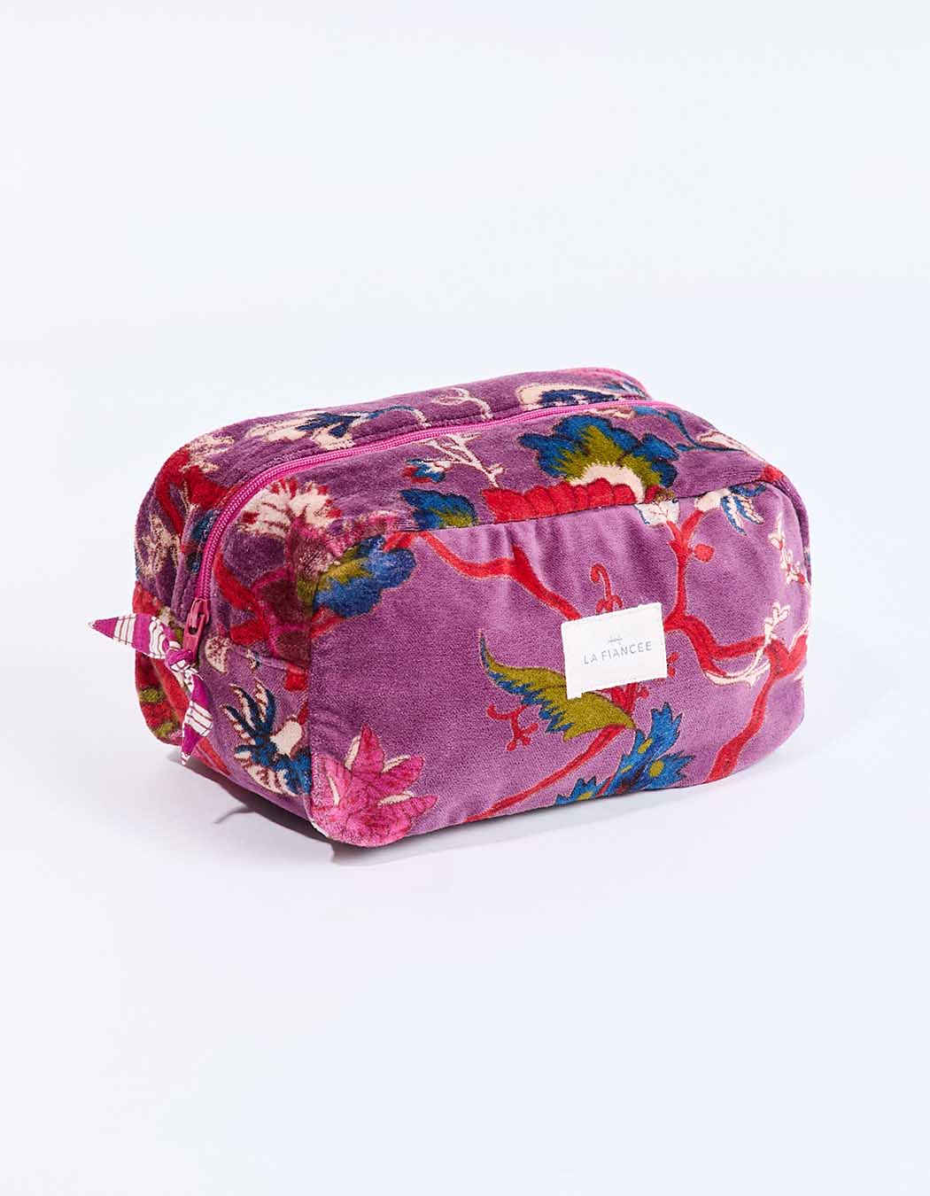 Petite pochette en velours imprimé La Fiancée