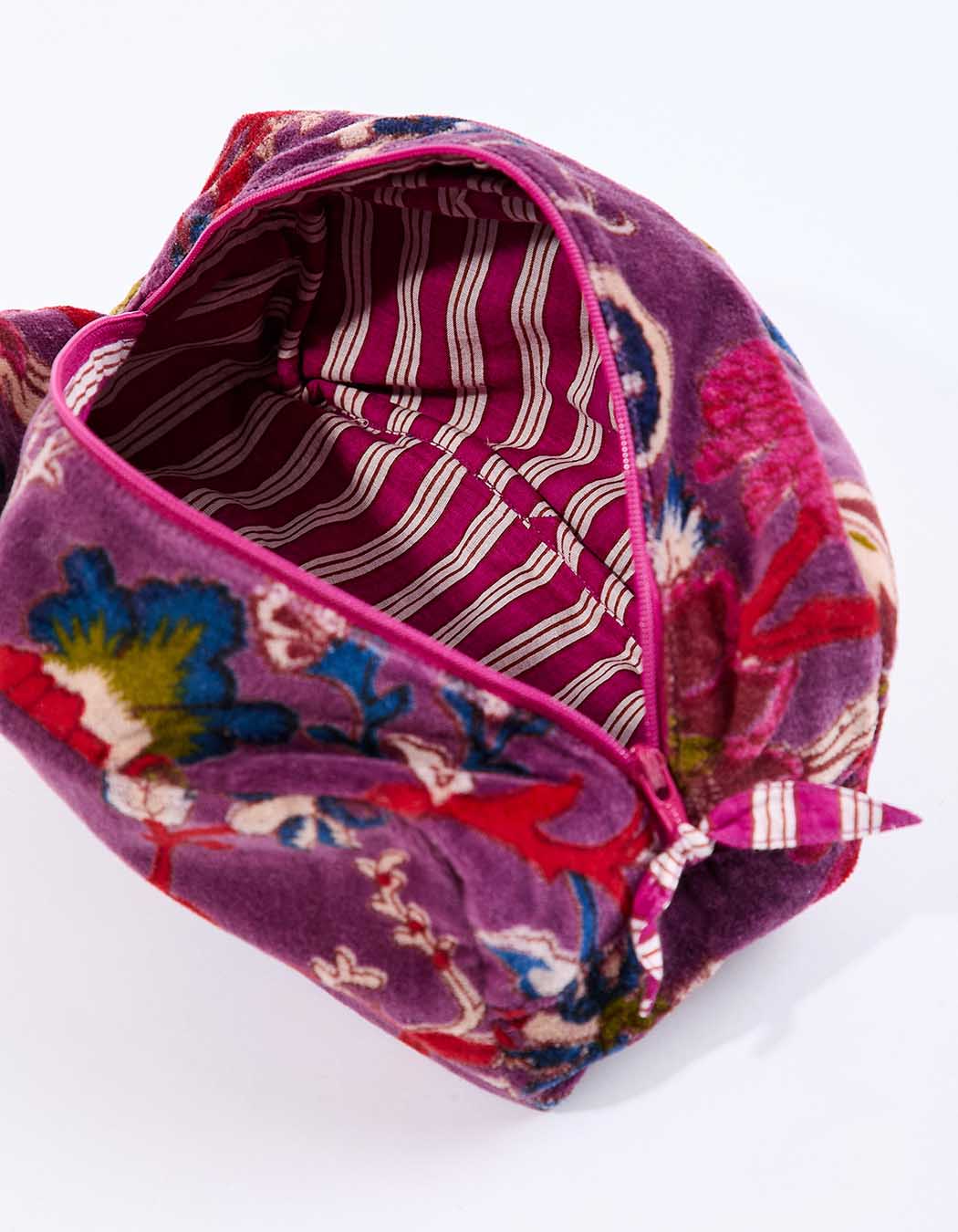 Petite pochette en velours imprimé La Fiancée