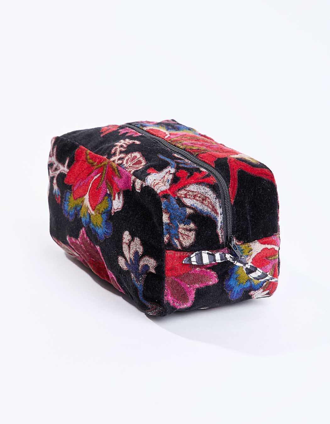 Petite pochette en velours imprim&eacute; La Fianc&eacute;e