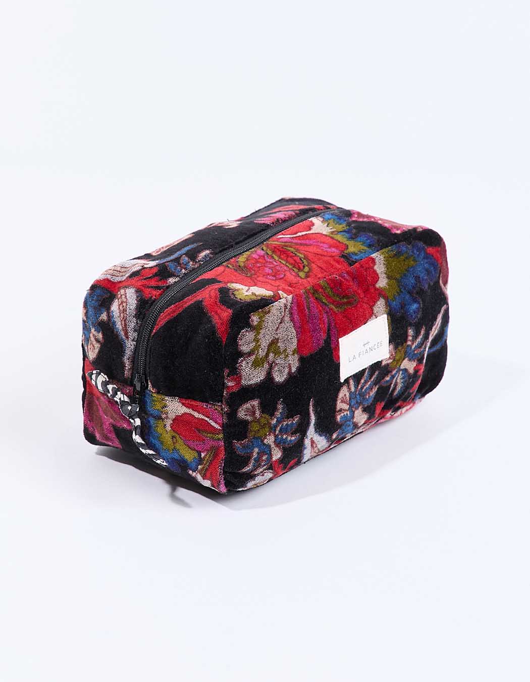Petite pochette en velours imprim&eacute; La Fianc&eacute;e