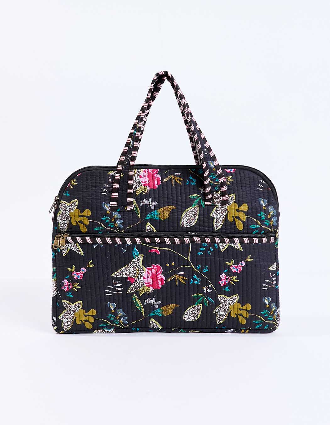 Sac ordinateur matelassé imprimé La Fiancée
