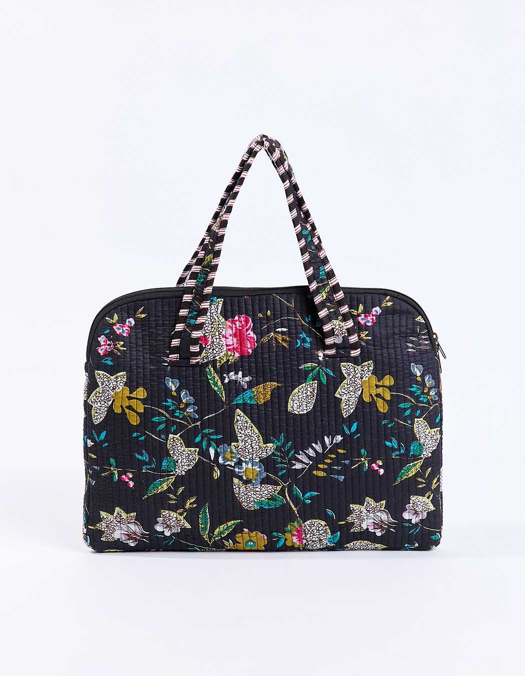 Sac ordinateur matelassé imprimé La Fiancée