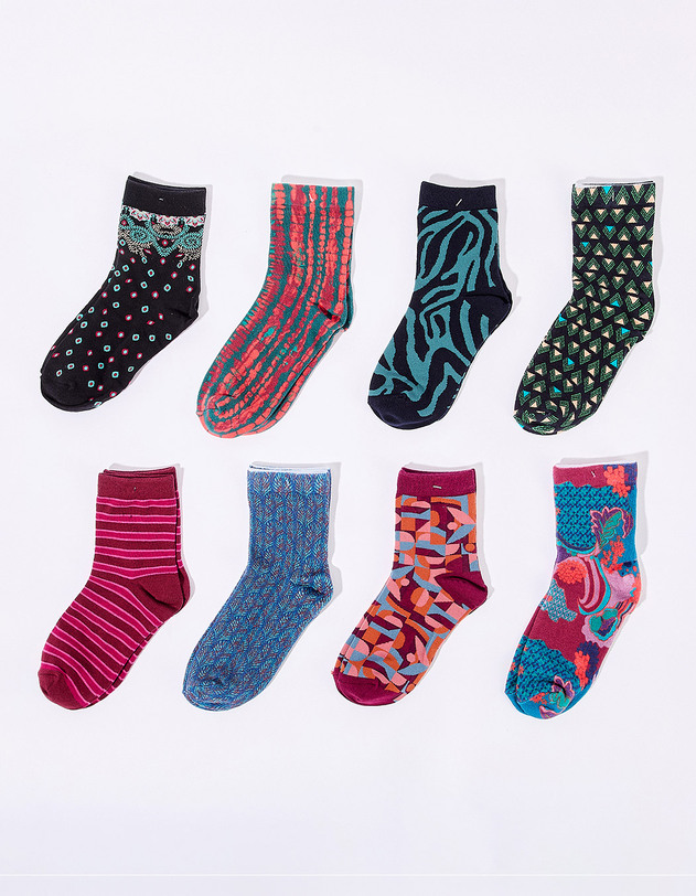 Paire de chaussettes imprim&eacute;es imprim&eacute; La Fianc&eacute;e