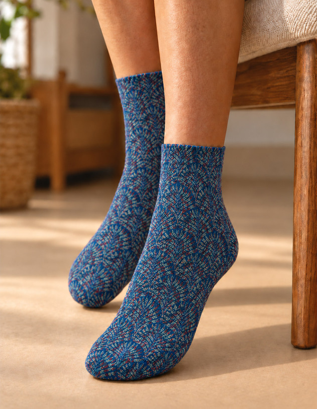Paire de chaussettes imprim&eacute;es imprim&eacute; La Fianc&eacute;e