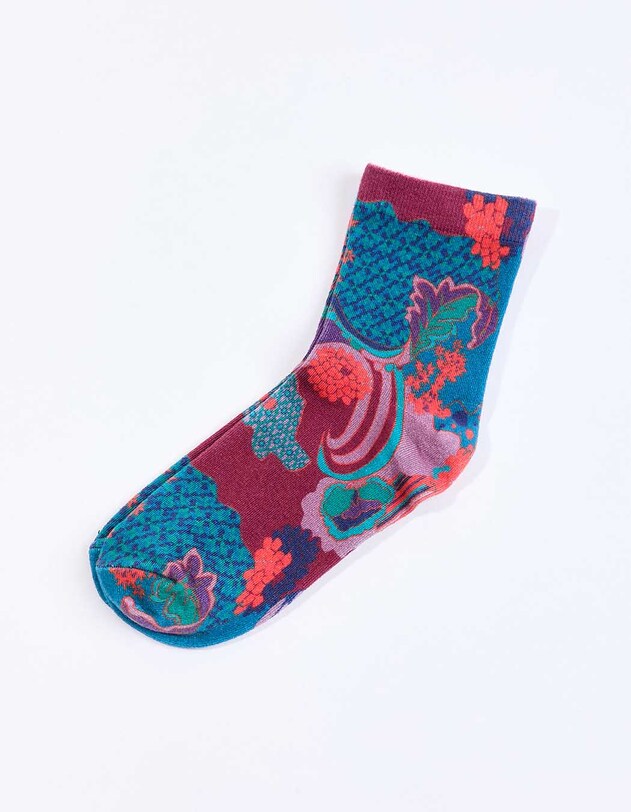 Paire de chaussettes imprim&eacute;es imprim&eacute; La Fianc&eacute;e