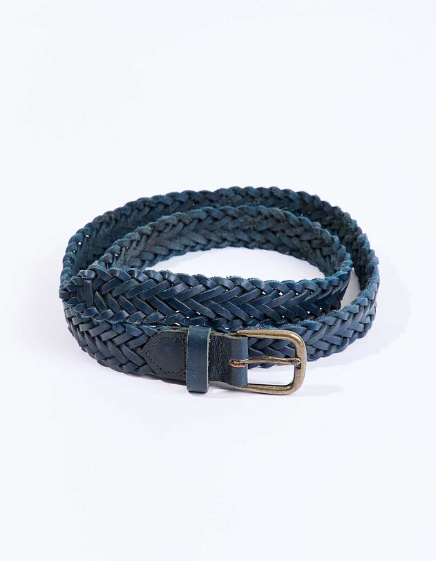 Ceinture cuir tress&eacute; imprim&eacute; La Fianc&eacute;e