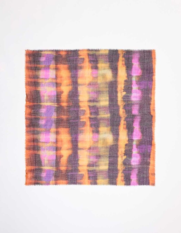Foulard en laine imprim&eacute;e imprim&eacute; La Fianc&eacute;e