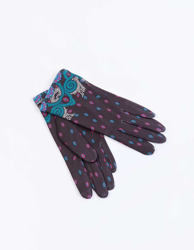 Gants imprim&eacute;s femme imprim&eacute; La Fianc&eacute;e
