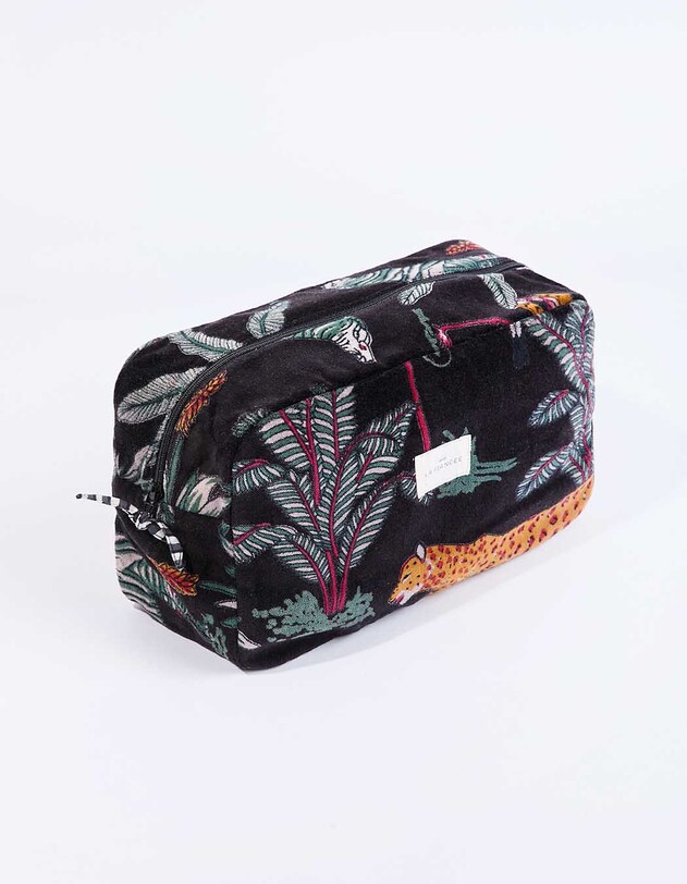 Grande pochette en velours imprim&eacute; La Fianc&eacute;e