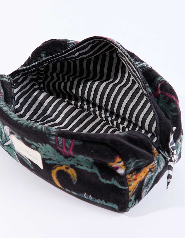 Petite pochette en velours imprim&eacute; La Fianc&eacute;e