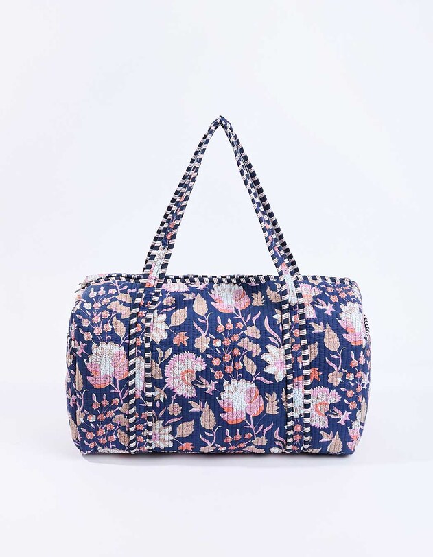 Sac week-end matelass&eacute; imprim&eacute; La Fianc&eacute;e